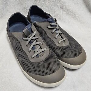 OluKai Moku Pae Breathable Blue Mesh Boat Shoes US Mens Size 11 10472 PVVN